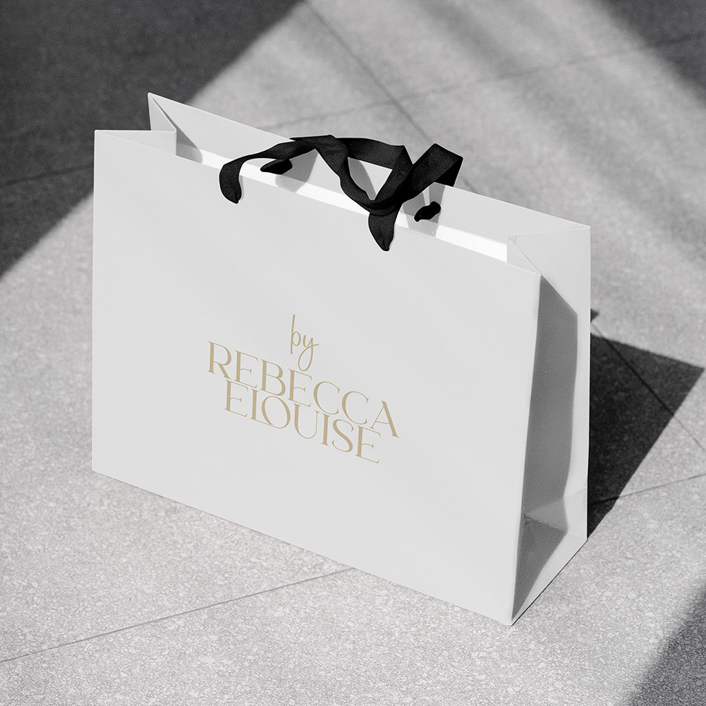 Branding by Made in Cheshire on a luxe carrier bag